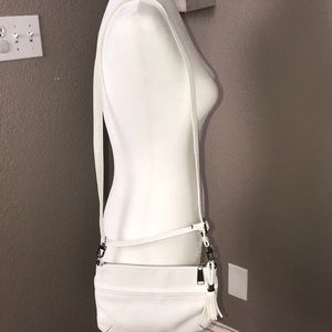 Merona White crossbody purse.